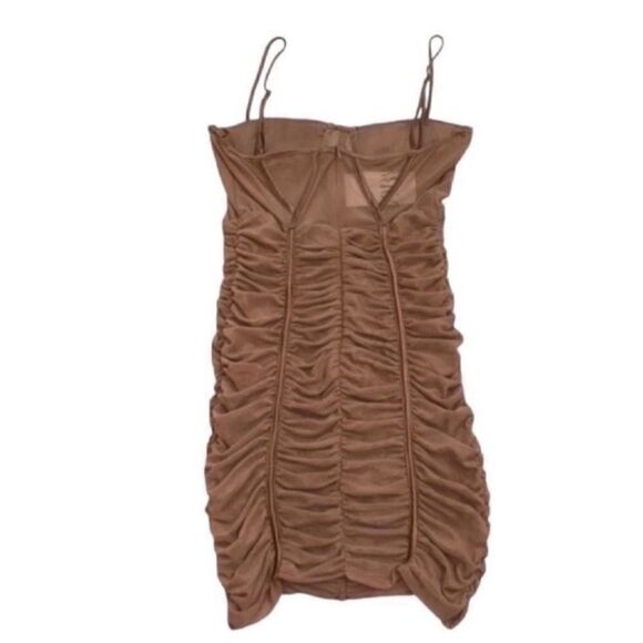 Zara Ruched Mini Body-con Rose Pink
Dress(Size Small) - Picture 7 of 10